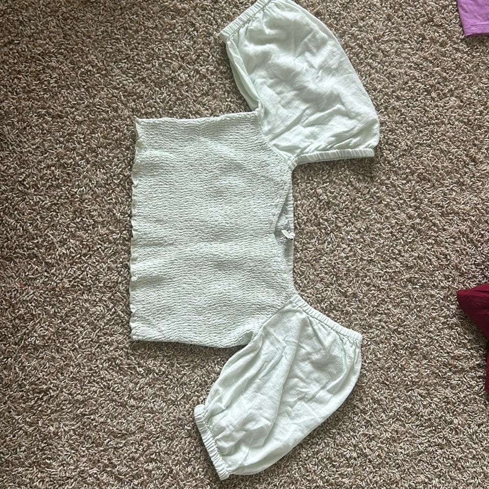 American Eagle Ribbed Crop Top